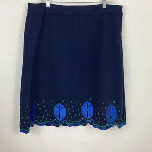 41 Hawthorn Paloma Embroidered Skirt Size XL NWT